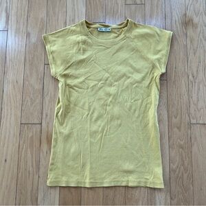 Zara Yellow Short Sleeve Tee